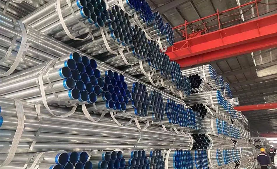 Warsztat Xinlida produkuje rury okrągłe z ocynkowanej taśmy
