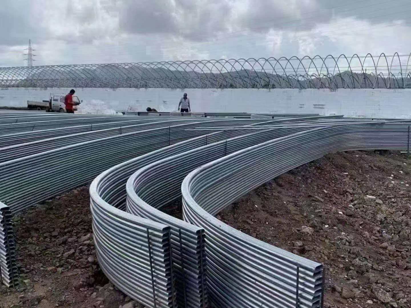 Cienkościenna ocynkowana rura eliptyczna